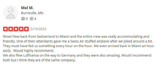 swiss-air-customer-service-review